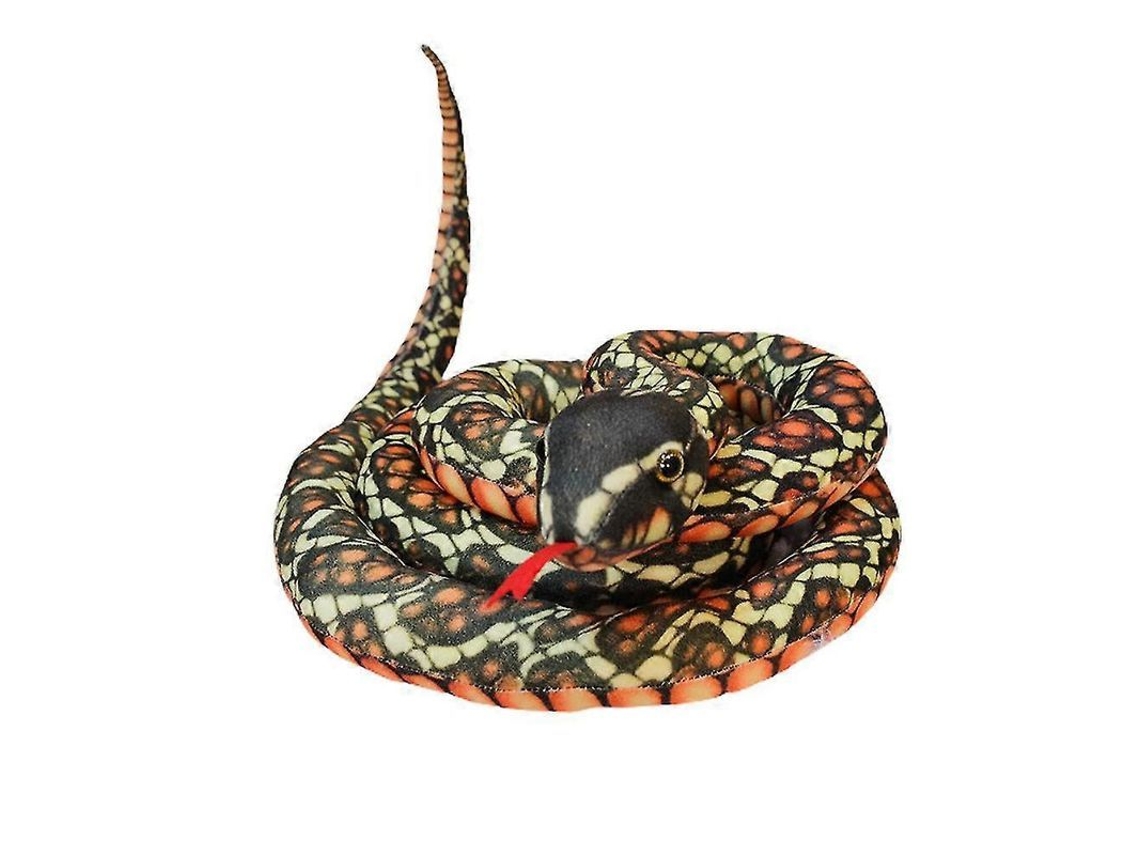 Peluche De Serpiente Pitón Simulada De 200 Cm, Juguete Para Niños, Regalo Y Decoración Del Hogar.