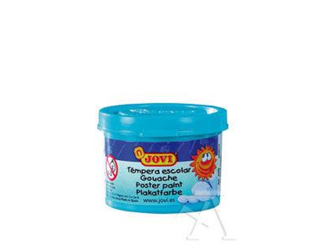 Pack 5 Botes Tempera Jovi 35Ml Azul Cian