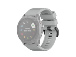 Correa Chennnls gris para Garmin Fenix 6x 26 mm