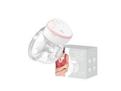 Portátil, Vestível, Bomba De Sucção De Ar Elétrica De Raios Portátil, Longa Duração Da Bateria, Tela Led, 1 (rosa).