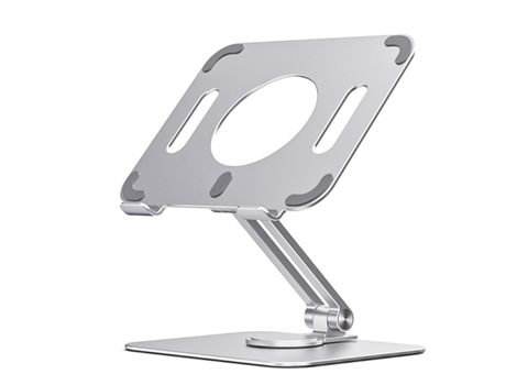 ELKUAIE Soporte giratorio para tableta Soporte portátil giratorio de 360 para tableta, escritorio, negocios, escritorio, soporte para tableta