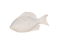ORIGEN Home Decor Pez Led Lamparas Figura Marinera Crudo 15x26x9cm BY SIGRIS