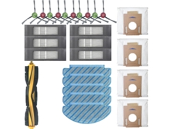 Juego de filtro de tela y cepillo para Ecovacs Deebot Ozmo T8/T8 Aivi T9