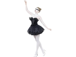 Disfraz de Mujer DISFRAZZES Bailarina Clásica Negro (Talla: L)