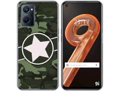 Carcasa Realme 9i TUMUNDOSMARTPHONE Dibujos Camuflaje 01 Multicolor
