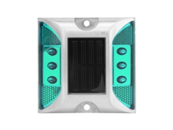 Luces solares LED impermeables para suelo (modelo 2026) para entradas de carreteras, autopistas y señalización verde.