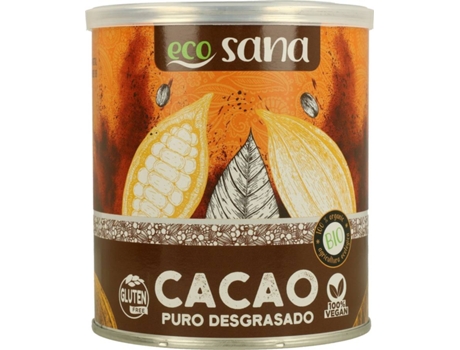 Cacao Puro Desgrasado Bio ECOSANA (275 g)