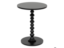 Mesa auxiliar Alix negra 50x38x38cm Atmosphera Interior Designer Black