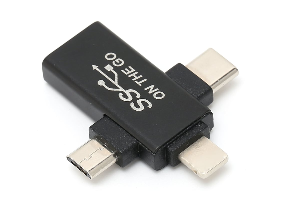 Adaptador OTG Tipo C Convertidor Micro USB Ratón Teclado
