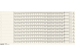 Papel para calculadoras LEITZ 61620001 Blanco
