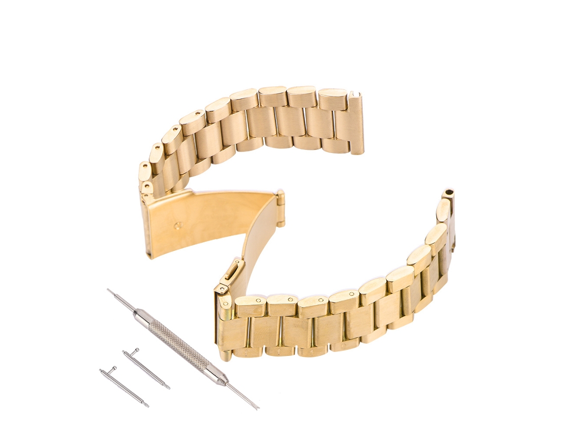 Piezas De Repuesto Para Pulsera De Eslabón. Pulsera De Reloj Inteligente Fitbit Versa De Acero Inoxidable De Lujo.
