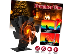 Ventilador De Chimenea Con Aspas Térmicas Para Una Circulación De Aire Caliente Optimizada Para Estufas De Pellets Y