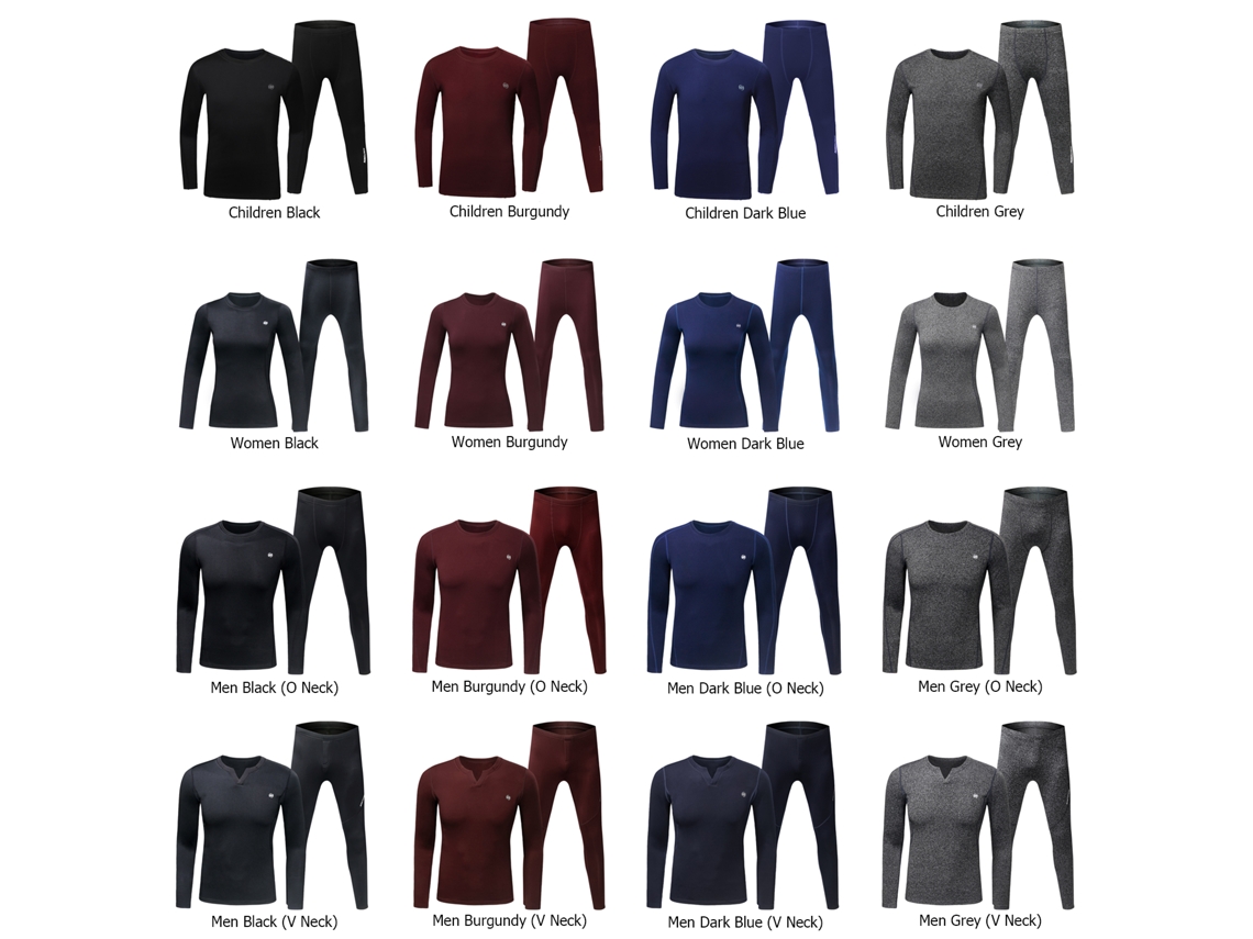 2026-2 Piezas Ropa Interior Termica Hombre Invierno Forro Polar Caliente Cuello O Manga Larga Pantalones
