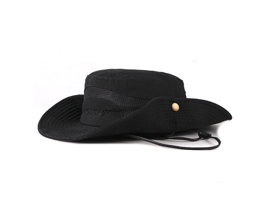 Sombrero de sol Yuysan, 100% algodón, protección solar, plegable y transpirable, ala de 7 cm, talla única (56–58 cm).