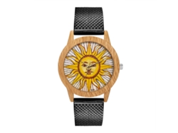 Relojes De Moda Unisex Para Homem E Mulher Relógio De Pulseira De Quartzo (preto)