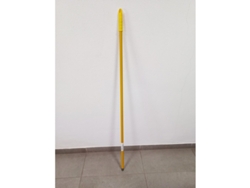 Palo Para Cepillos, Escobas O Fregonas De Alta Resistencia,140 Cm, Adaptable A Cualquier Cepillo, Amarillo Suinga