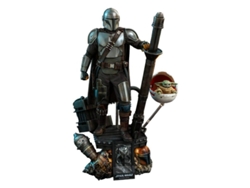 Figura Hot Toys Qs017 - Star Wars The Mandalorian - The Mandalorian The Child Deluxe Version