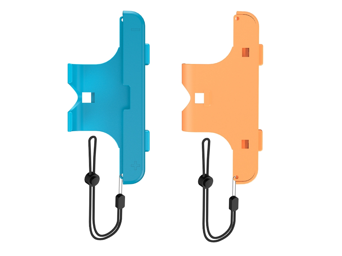 Azul/Naranja - JYS JYS-NS2280 Switch2 Joy-Con - Paquete de 2 - Antideslizante - Fijación rápida - Control de movimiento en modo portátil