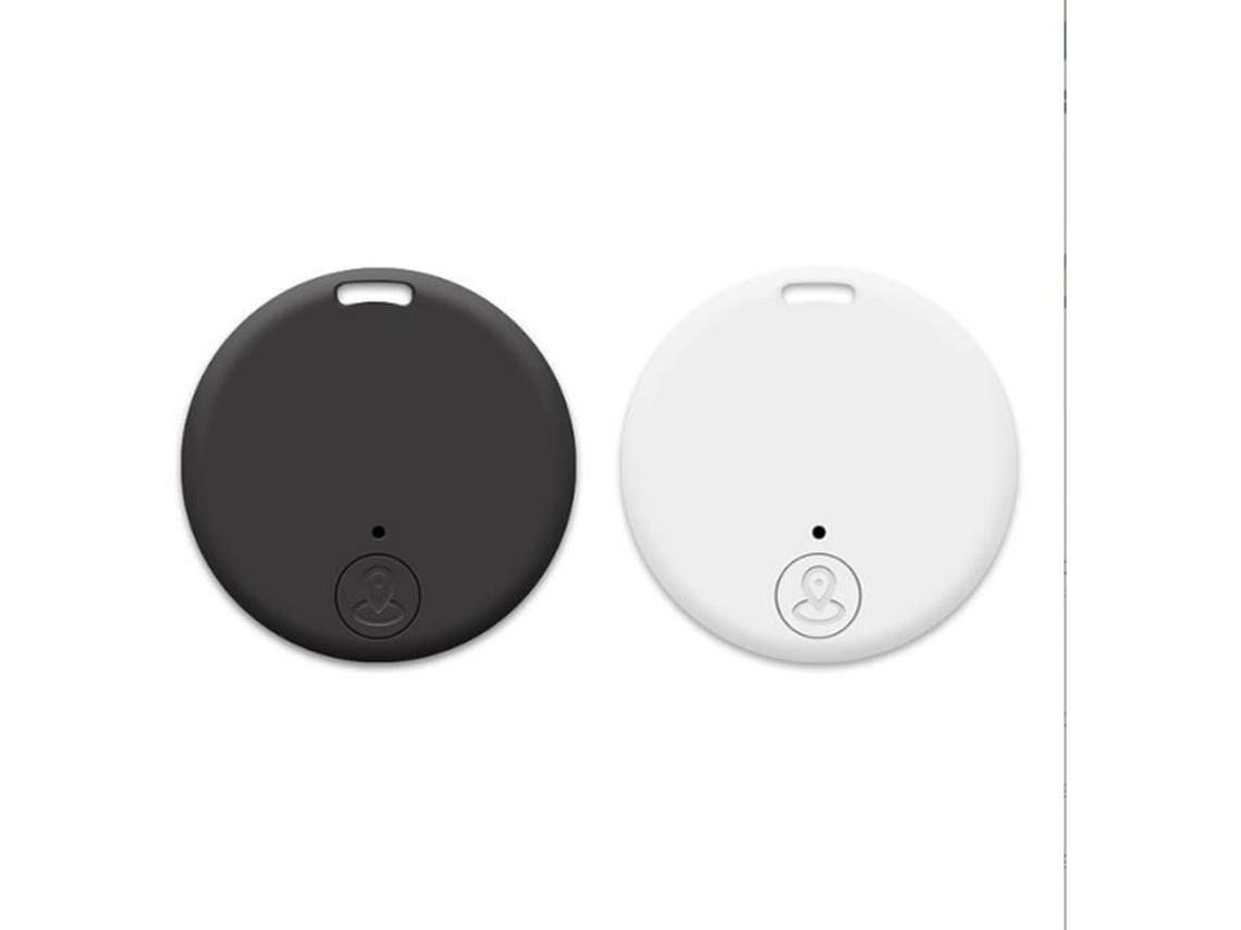 2 Unidades De Mini Rastreadores Gps Bluetooth Redondos Con Formato Antipérdida Para Equipaje, Niños Y Mascotas Ala A463*