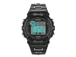 Reloj Electrónico Led Para Hombre, Estilo Casual Y Moderno, Hipoalergénico, Duradero, Blanco.