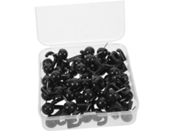 100 Piezas De Chinchetas Para Tableros De Madera, Chinchetas Para Colgar Cuadros Y Tablones De Anuncios De Corcho Para Bricolaje, Pared Segura