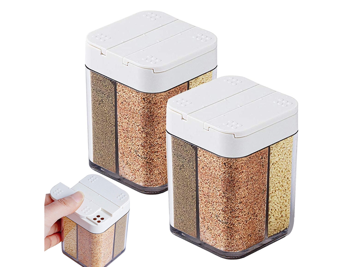Dispensador de sal y pimienta 4 en 1 - caja de condimentos NEVEANCE