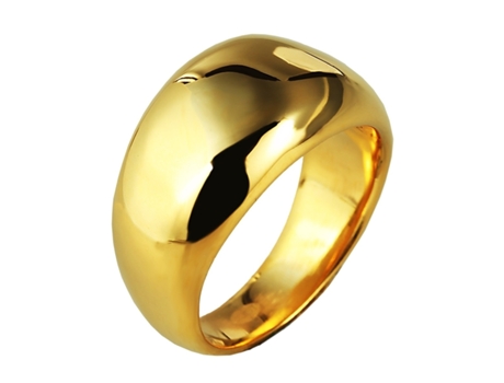 JUST Anillo Lepa Dorado de Acero Inoxidable 62