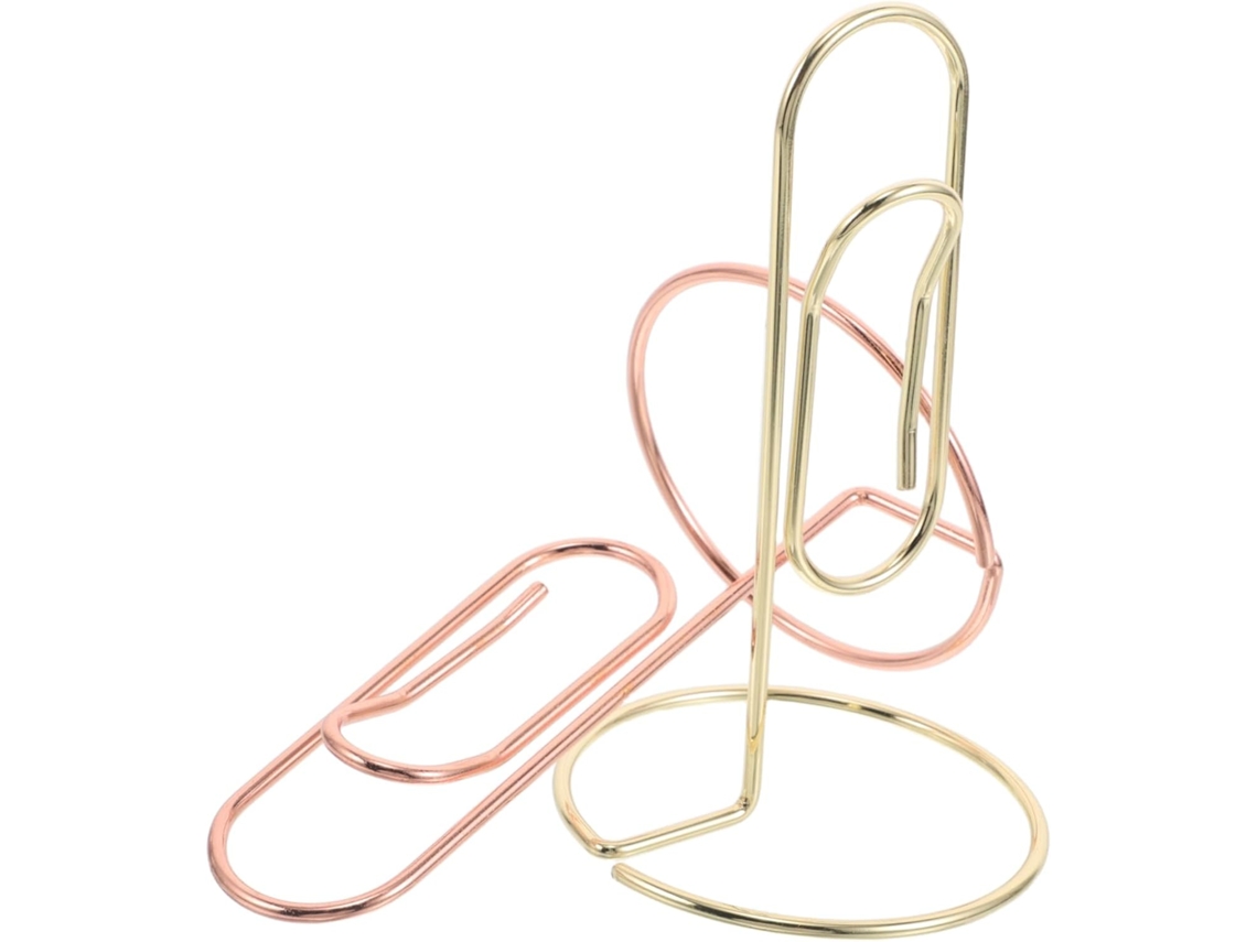 Juego de 2 portanotas de metal para escritorio, organizador de clips para escritorio de oficina, ideal para Gokoco