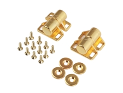4 Piezas De Pestillo Magnético De Aleación De Zinc Antiguo Para Puertas De Armarios, Color Dorado.