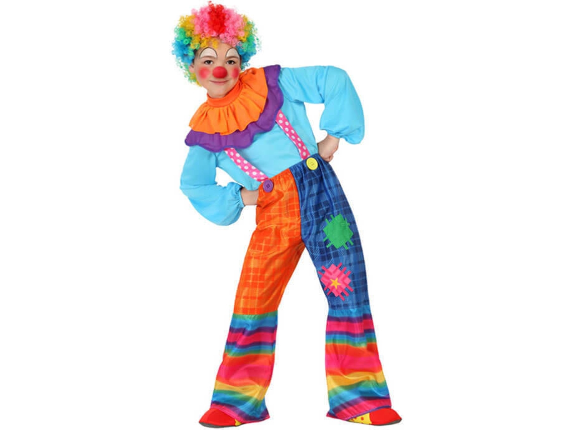 Disfraz de Niño DISFRAZZES Payaso Alegre (Talla: 7 a 9 años)