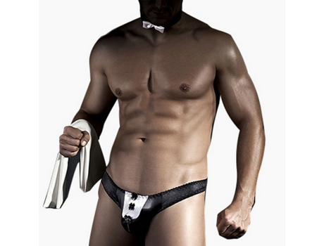 Disfraz Erótico de Camarero ANAÏS (XL - Negro/Blanco)