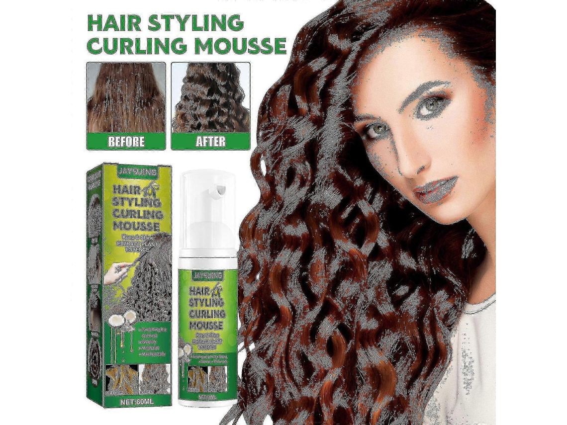 Jaysuing Fluffy Curls Styling Mousse Anti-frizz Curls Elastic Moisturizing Care Foam Styling Bf | |