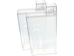 Juego De 2 Cubos Compactos, Ligeros Y Resistentes Para Almacenar Líquidos.