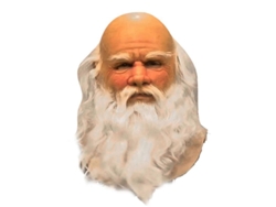 Máscara De Papá Noel Súper Suave Con Peluca Y Barba Para Fiestas De Navidad Y Carnaval.