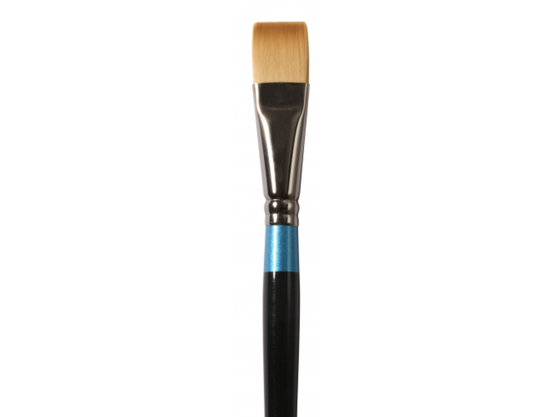 Pincel Sintetico Plano Corto Acuarela Mango Corto S.55 (3/4'' 20,64 Mm)