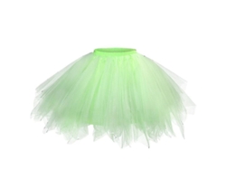 2026-falda De Tule Con Malla Para Mujer Princesa Elástica Corta Baile Adulta Talla M/xl/xxl Cintura 60-140cm Longitud 45cm