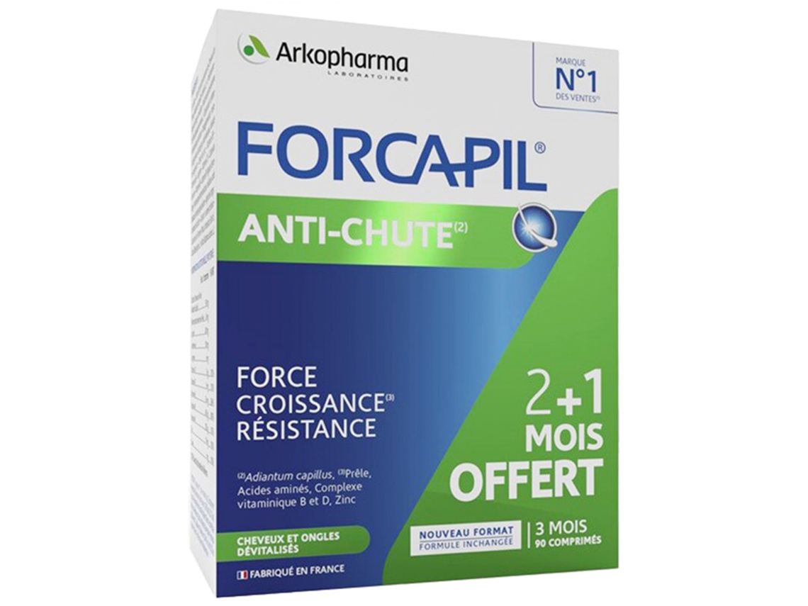 Forcapil Anti-Drop 3 X 30 Tabletas ARKOPHARMA