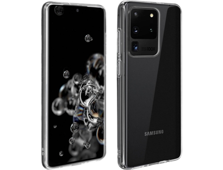 Carcasa y Protector de Cristal Templado Samsung Galaxy S20 Ultra AVIZAR PACK-360-BK-S20U Negro