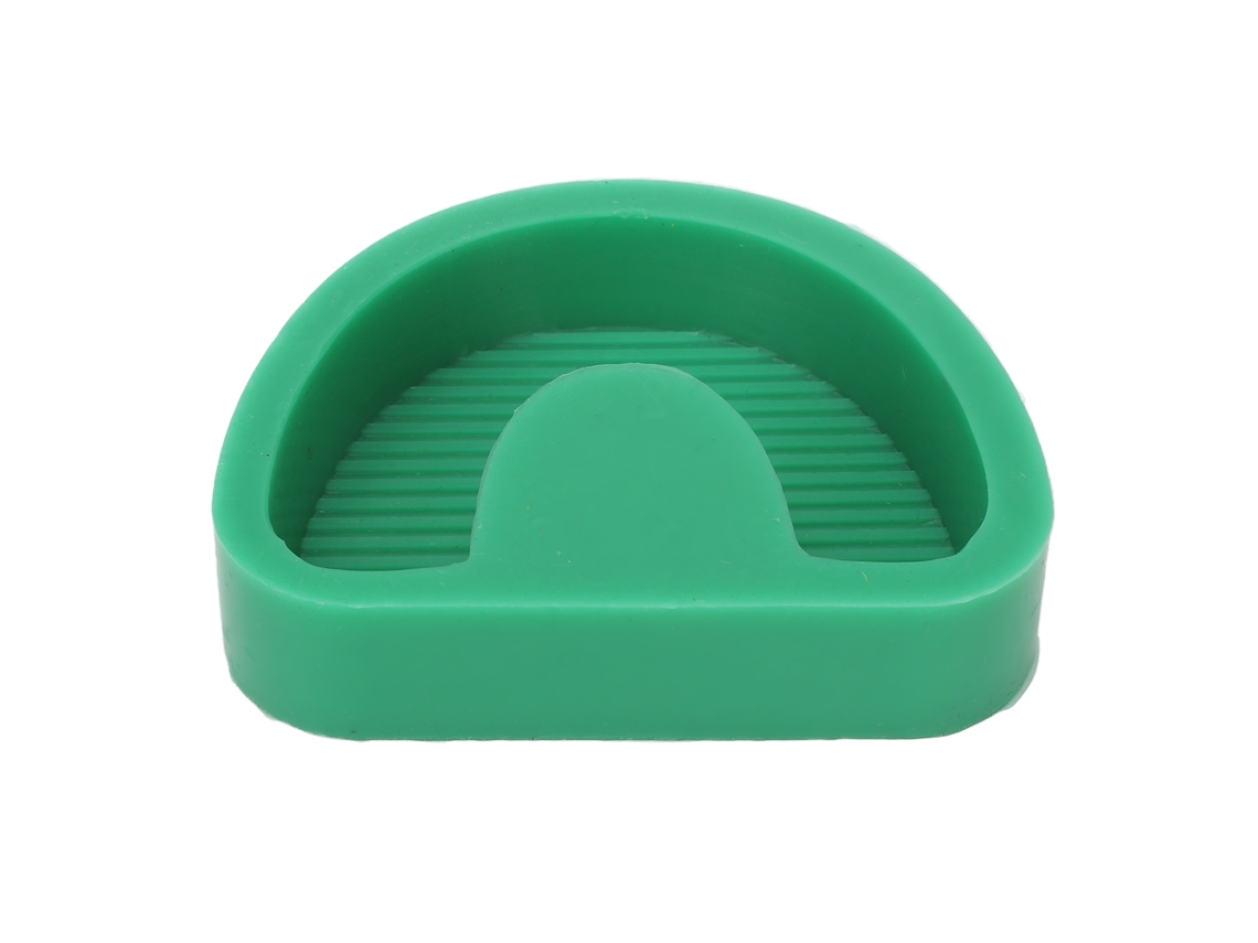 Modelo dental de silicona extraíble, base portátil para yeso dental, consultorio, clínica, verde Kofihety