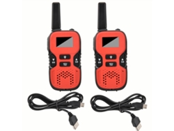 Radio walkie-talkie portátil para niños, juguete electrónico
