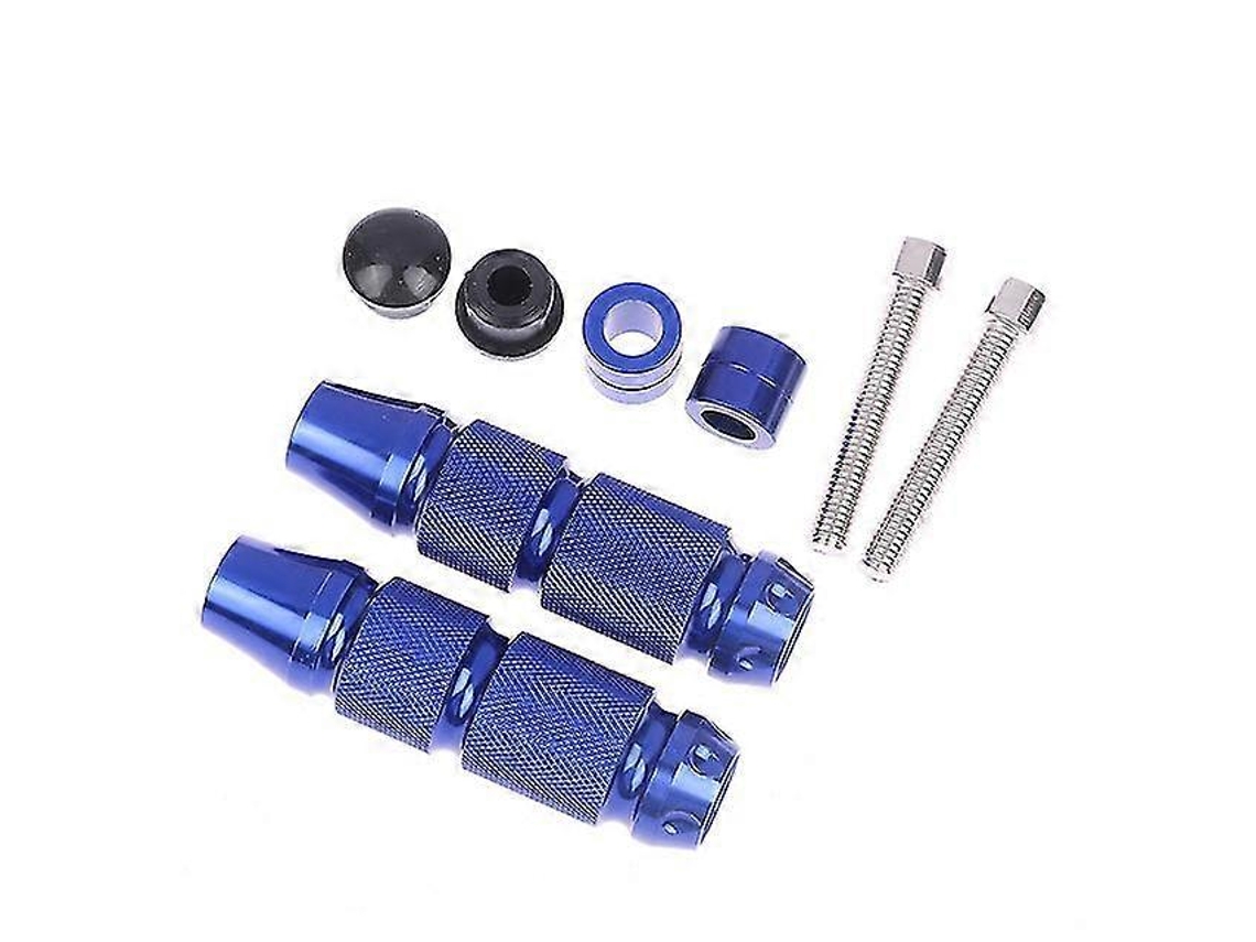 Reposapiés universales de aluminio CNC de 2 piezas para motocicletas, vehículos todo terreno y bicicletas