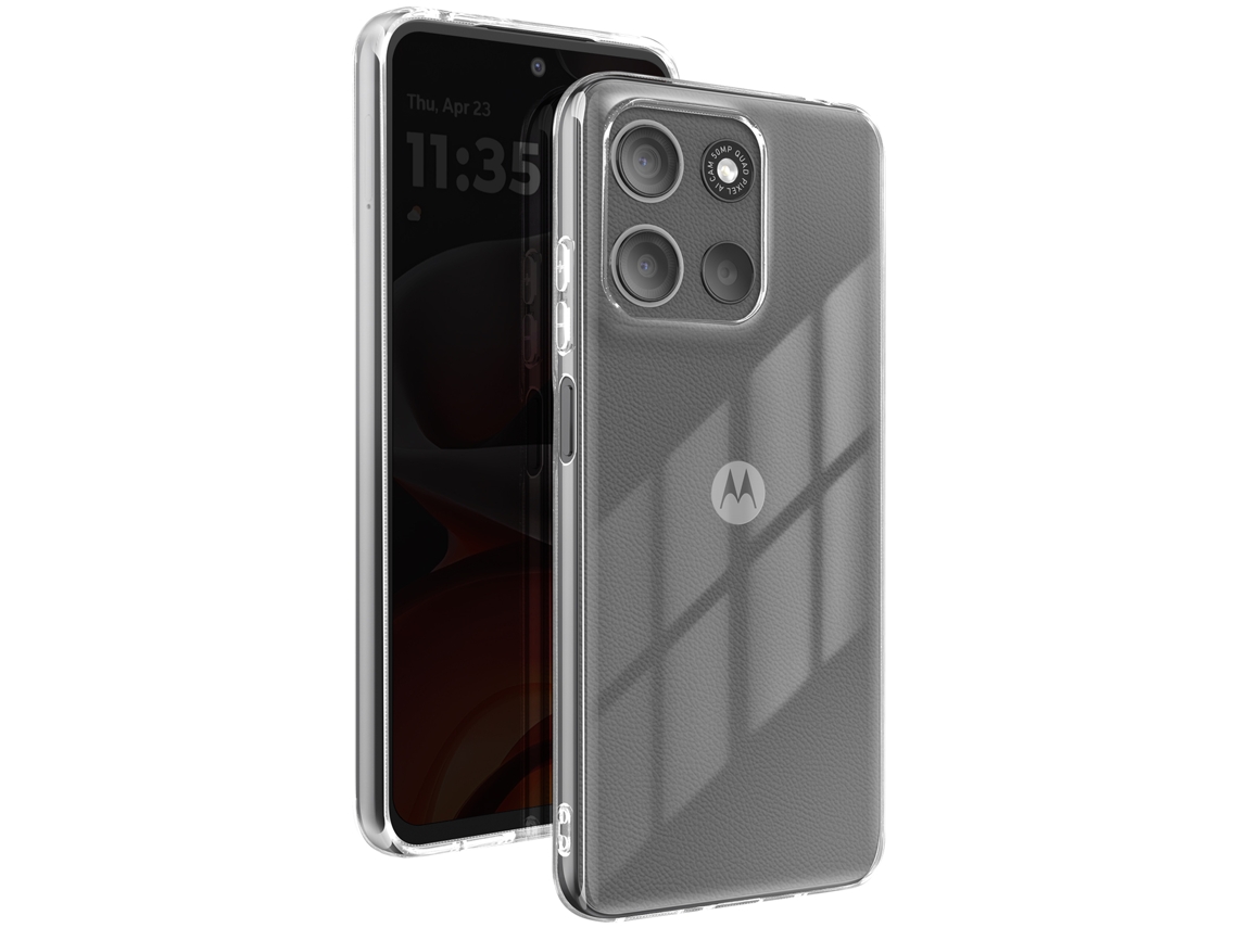 Avizar Carcasa Para Motorola Moto G15 Y G15 Power Silicona Flexible 2mm Transparente