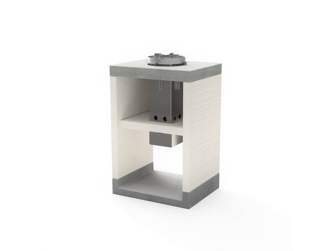 Módulo para Barbacoa TUOZI Venit Rocket 59 (Blanco, Gris - 59x47x88cm)