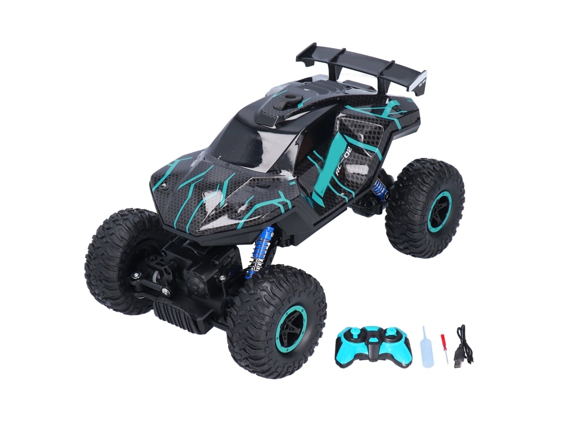 Ats-coche De Control Remoto 1:16 Con Luces Y Spray 2.4g, Juguete De Control Inalámbrico Para Interior Y Exterior, Forma Cool Off Road