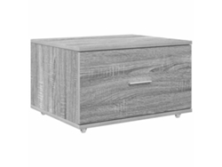 Maison Exclusive - Cajonera Con Rueda Gris Sonoma 55 X 45 X 31 Cm