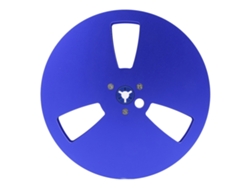 Carrete De Cinta Vacío De 7 Pulgadas (1/4 De Pulgada) Para Grabadoras De Cinta De Carrete Abierto Teac Revox Studer, Aluminio Azul, 1 Unidad.
