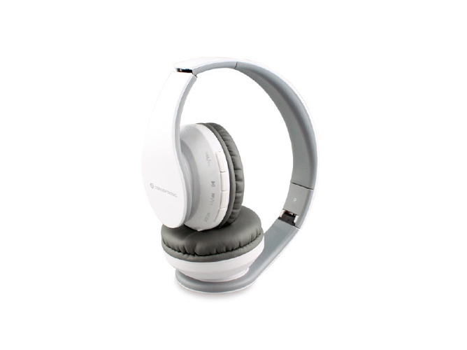 Auriculares Bluetooth CONCEPTRON Parris (On Ear - Micrófono - Blanco)