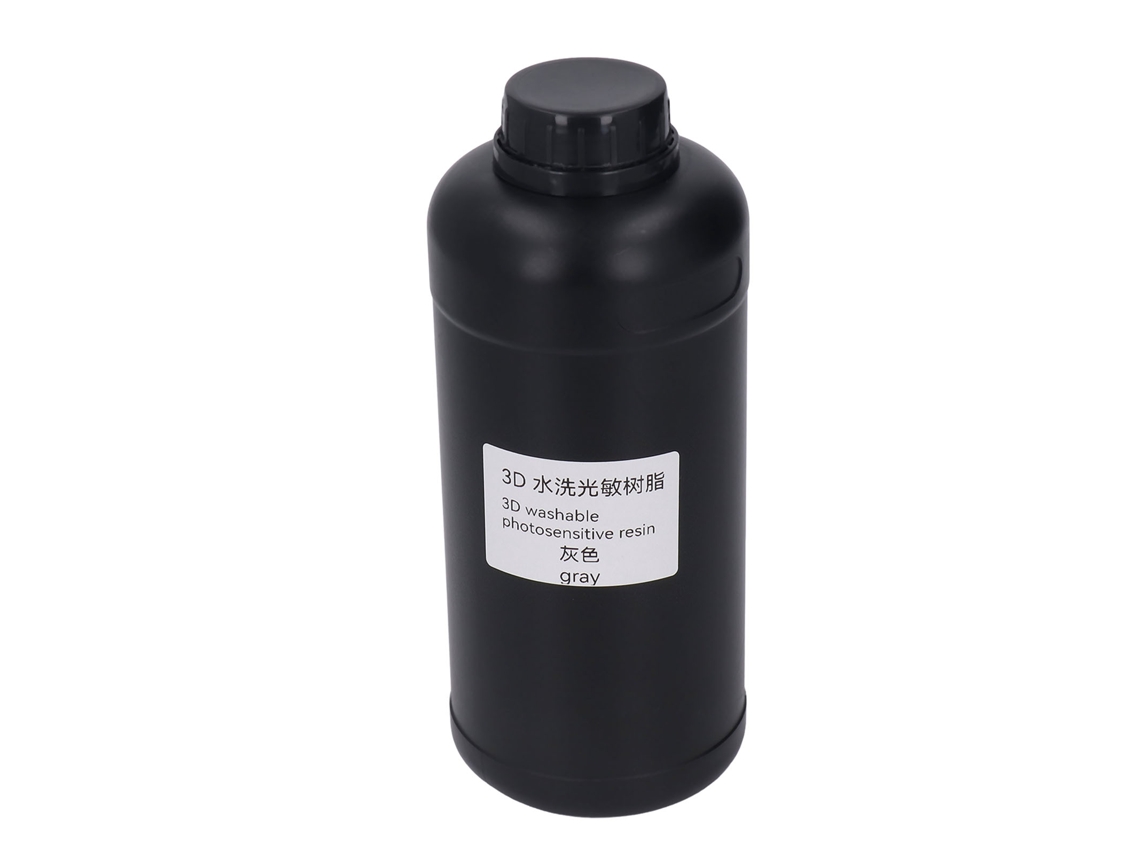 Resina Para Impresora 3d 1000 Ml, Fotopolímero Látex Lavable Con Agua, Alta Resistencia, Lcd Dlp, Gris.