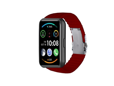 Correa Silicona Líquida para Huawei Watch Fit 2 Vino