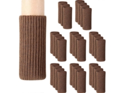Paquetes de 32 fundas para medias patas de sillas, protectores para patas de muebles y protectores de suelo.